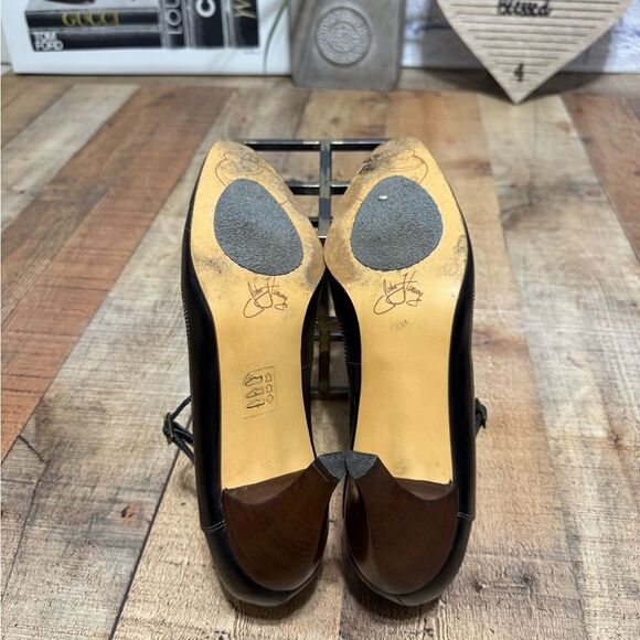 John Fluevog TeaPots Sencha Mary janes black leather size 10.5 - Picture 8 of 14